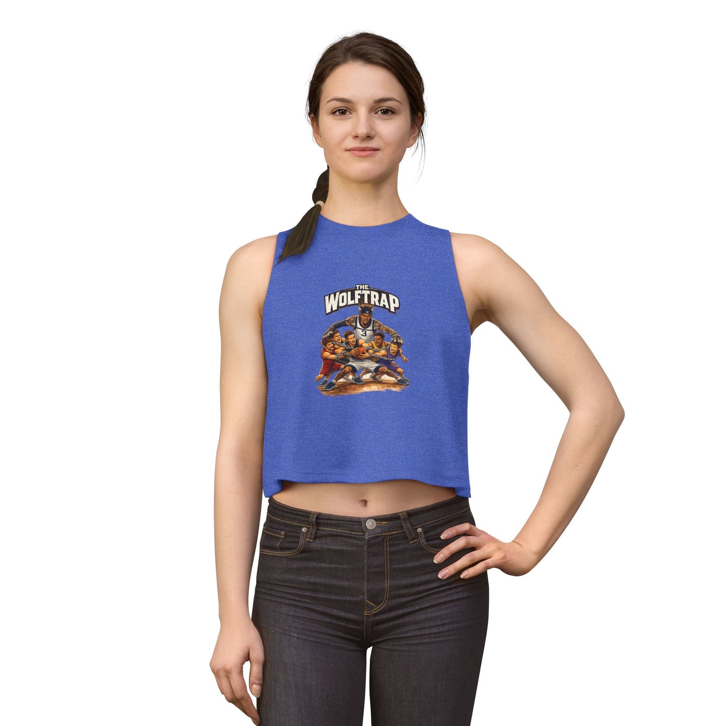 ‘The Wolftrap’  Women's Crop Top Tank