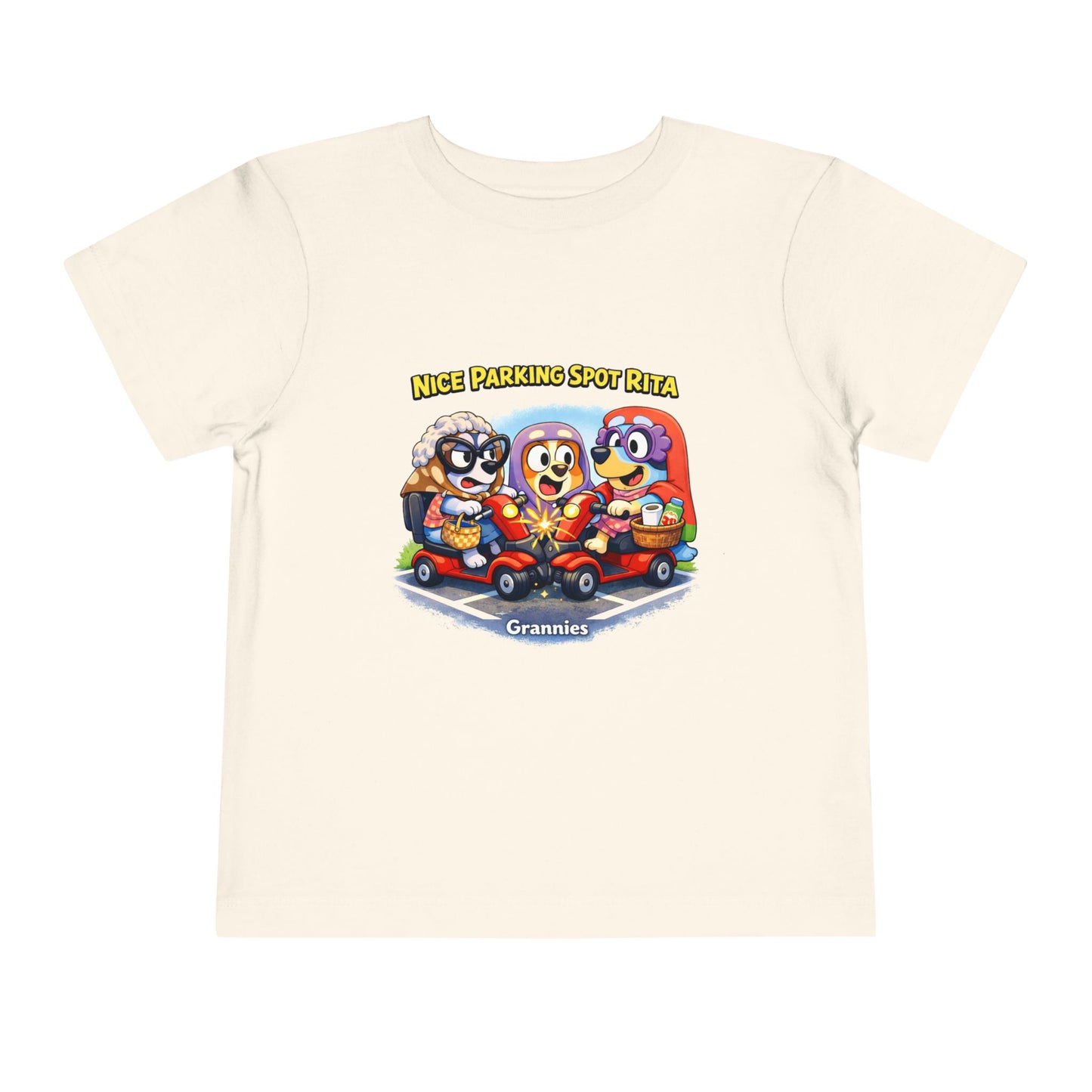 ‘Nice Parking Spot Rita' Toddler Tee