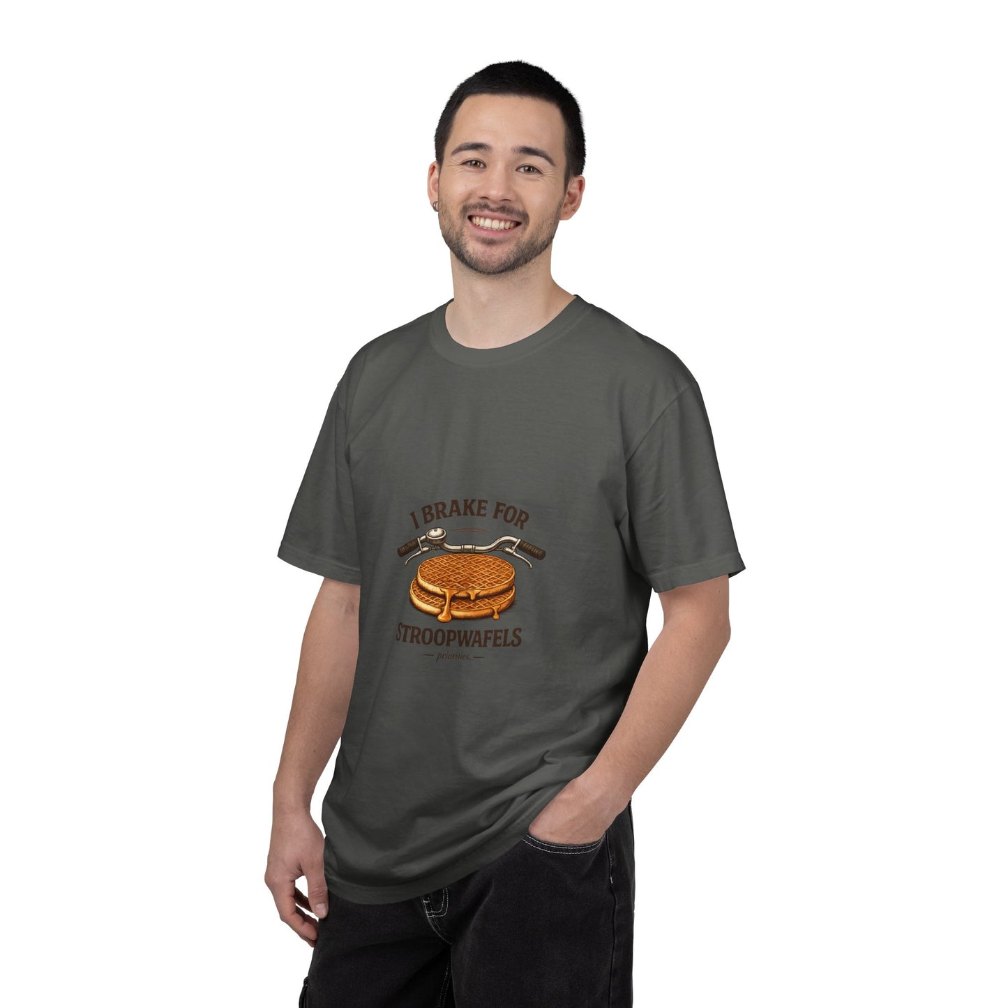 ‘I Brake for Stroopwafels’ Retro Tee