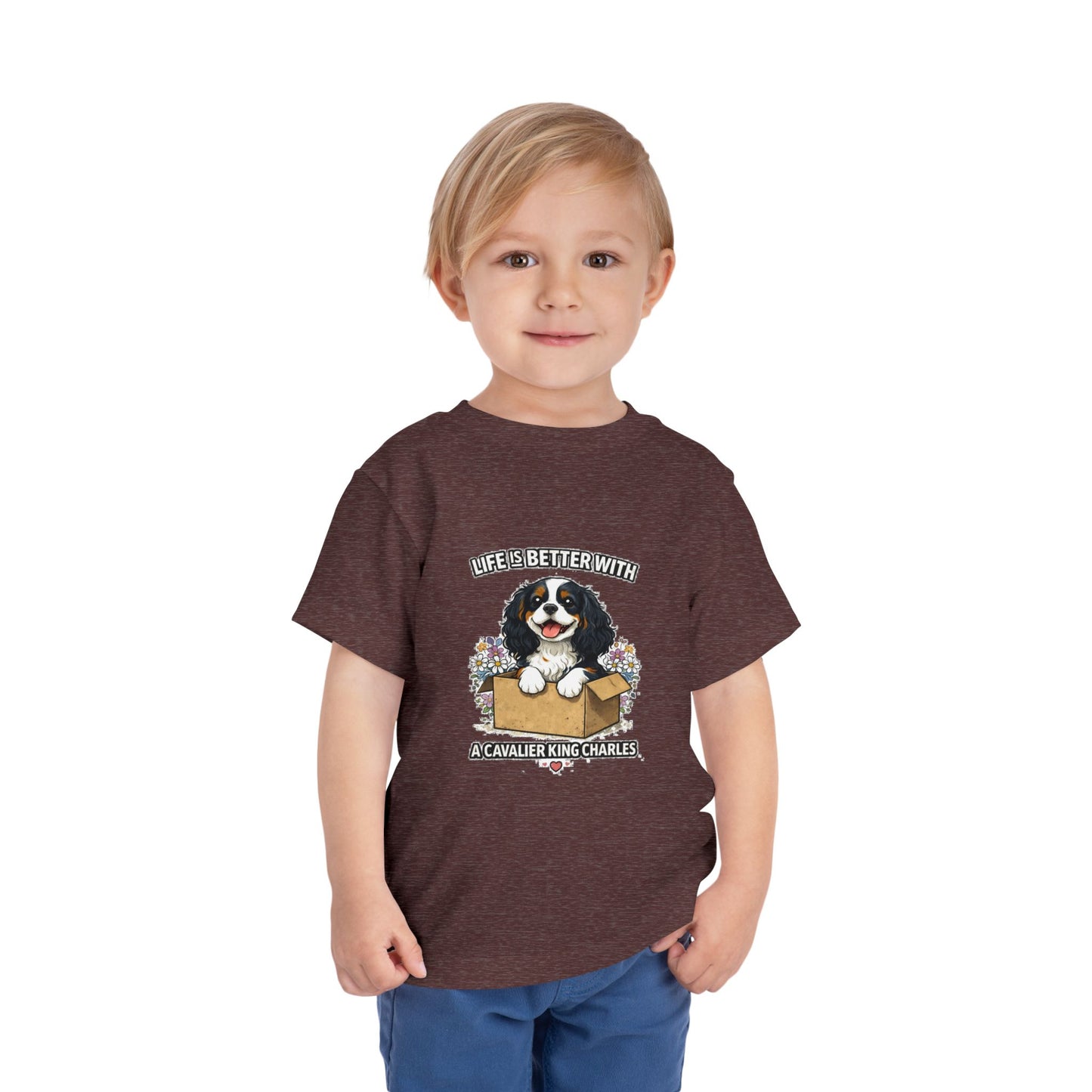 ‘Life’s Better With a Cavalier King Charles’ Toddler Tee