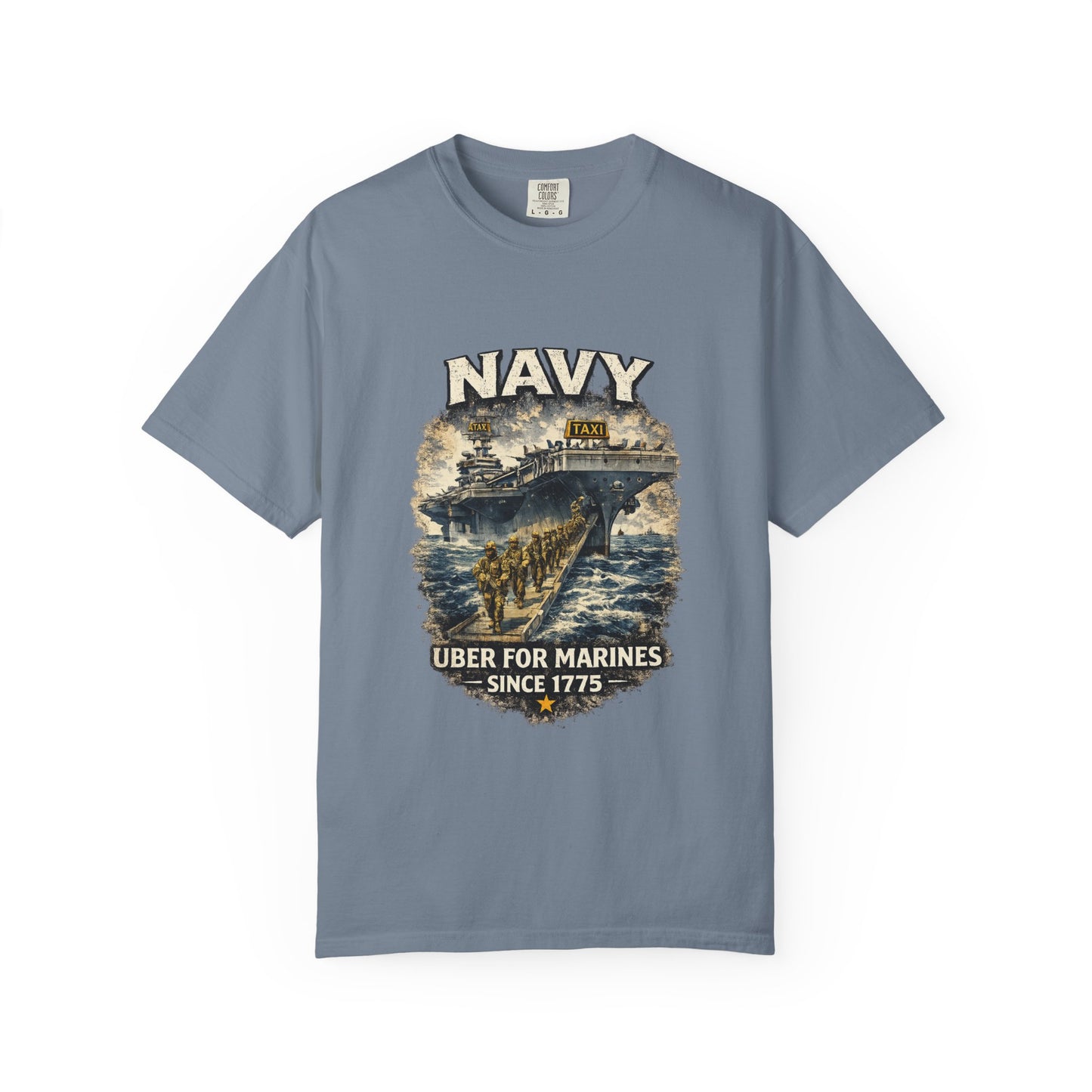 Navy 'Uber for Marines' Graphic Tee