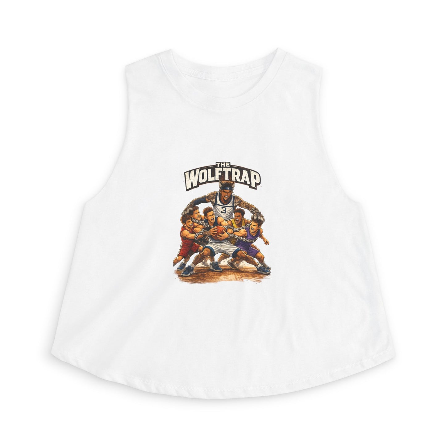 ‘The Wolftrap’  Women's Crop Top Tank